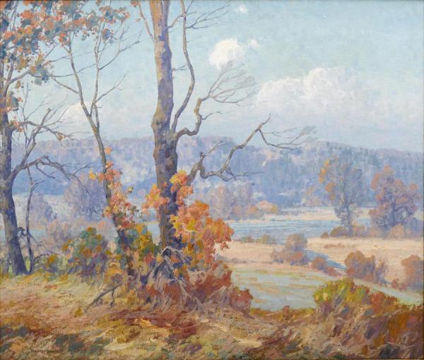 Along The Riverbank by Maurice Braun