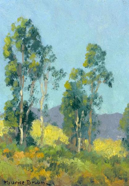 Blue Skies Over California Hills by Maurice Braun