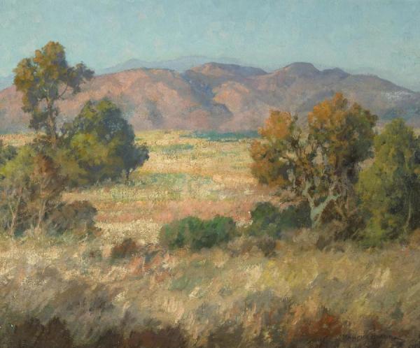 Maurice Braun California Landscape, Hills Above San Diego