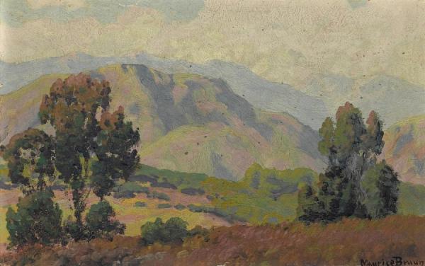 California Landscape With Rolling Hills by Maurice Braun