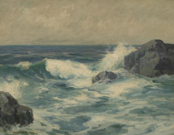 Crashing Waves by Maurice Braun