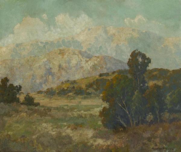 Landscape With Distant Mountains, Believed To Be Escondido Hills by Maurice Braun
