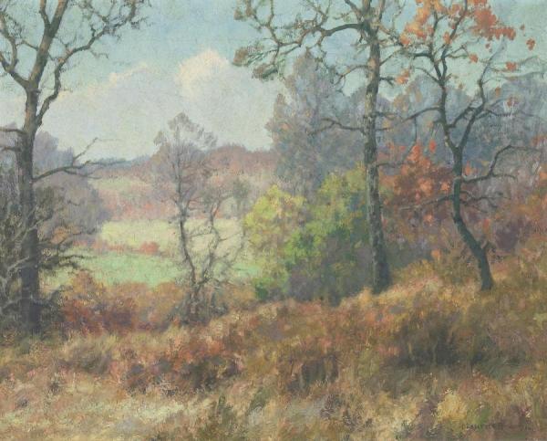 Maples In Autumn by Maurice Braun