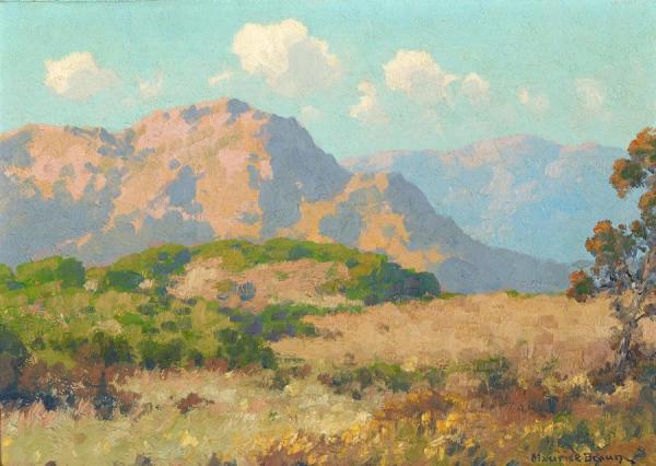 Mountains by Maurice Braun Oil Painting Reproductions