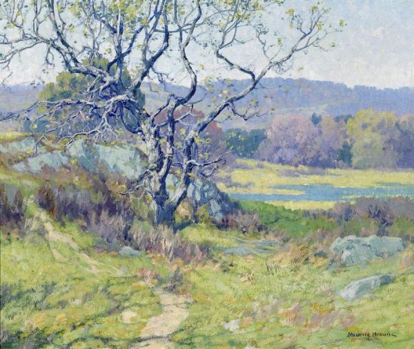 Maurice Braun Pathway To The Pond
