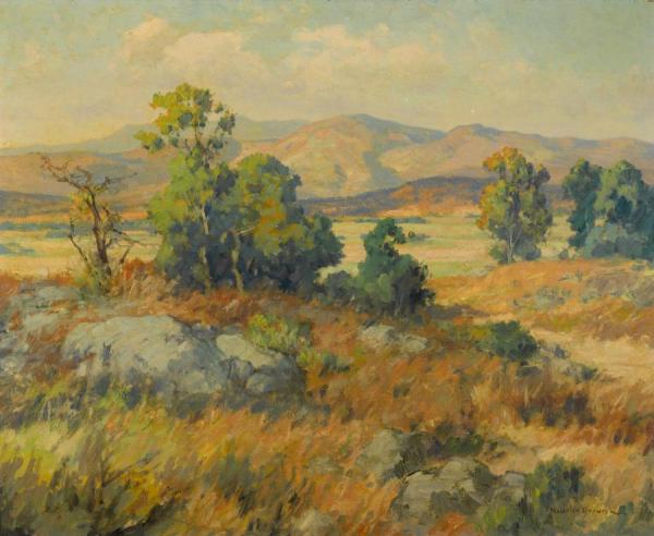 Maurice Braun The Hillside