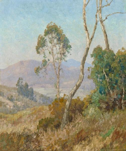 Trees On A Hillside by Maurice Braun
