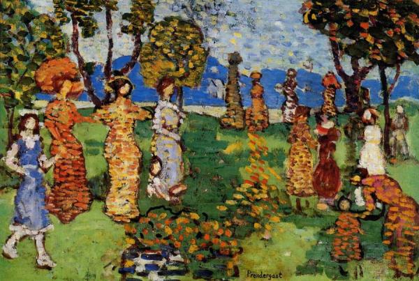 A Day In The Country by Maurice Brazil Prendergast