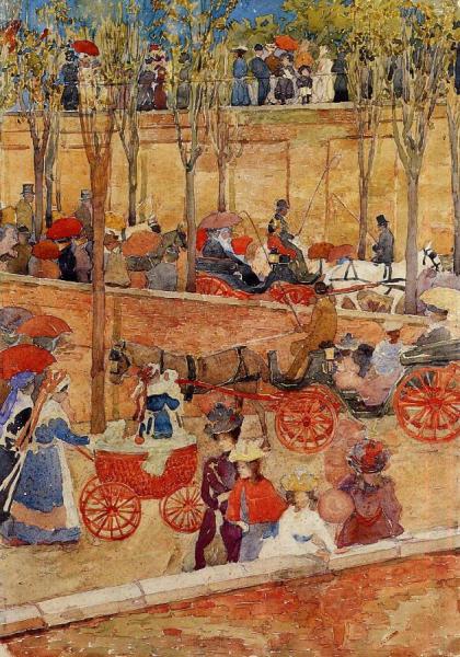 Afternoon, Pincian Hill by Maurice Brazil Prendergast