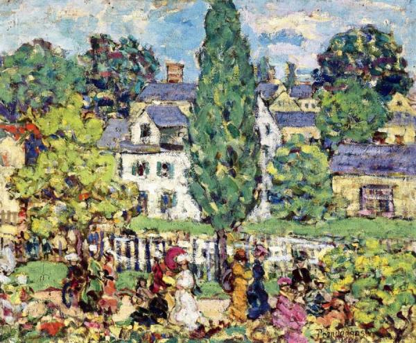Afternoon Stroll, Summer by Maurice Brazil Prendergast