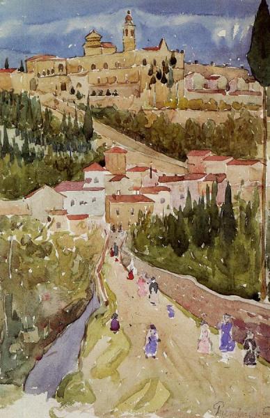 Assisi by Maurice Brazil Prendergast