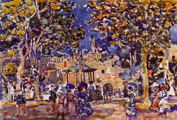 Band Concert by Maurice Brazil Prendergast