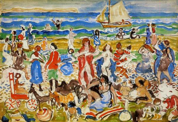 Bathers by Maurice Brazil Prendergast