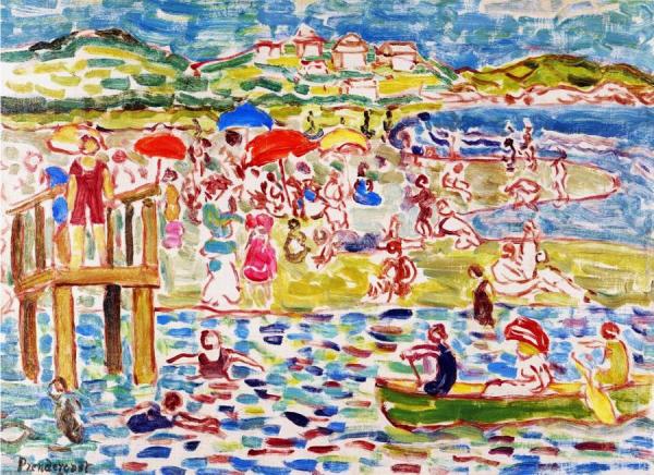 Bathers by Maurice Brazil Prendergast