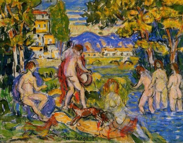 Bathers by Maurice Brazil Prendergast