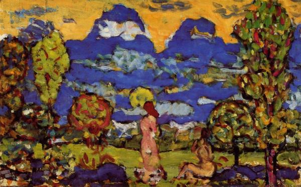 Blue Mountains by Maurice Brazil Prendergast