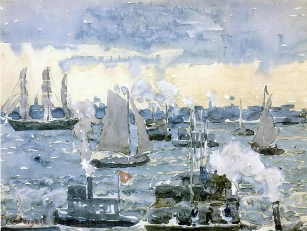 Maurice Brazil Prendergast Boston Harbor