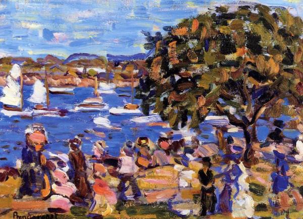 Buck's Harbor by Maurice Brazil Prendergast