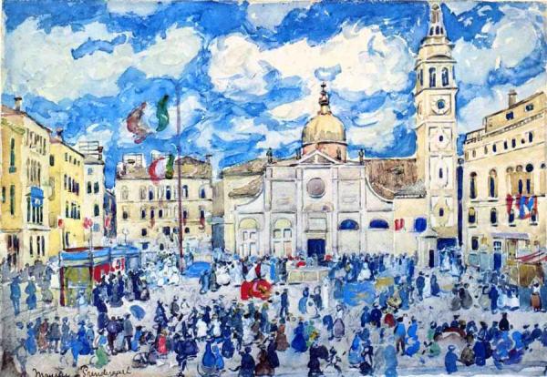 Campo Santa Maria Formosa, Venice by Maurice Brazil Prendergast