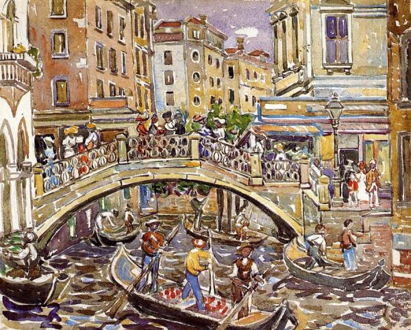 Canal by Maurice Brazil Prendergast