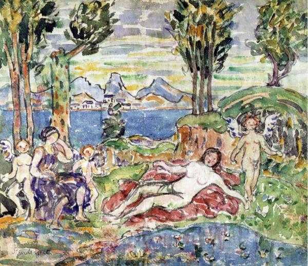 Cherubs by Maurice Brazil Prendergast