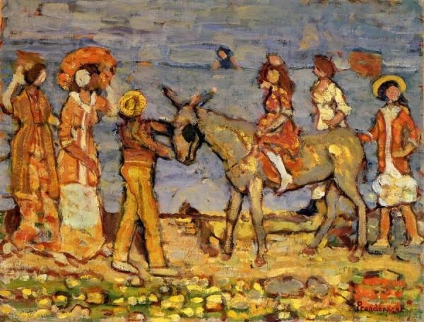 Donkey Rider by Maurice Brazil Prendergast