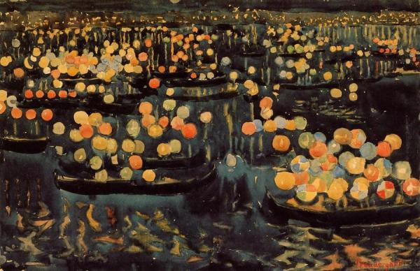 Festa Del Redentore by Maurice Brazil Prendergast