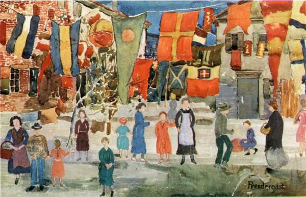 Fiesta by Maurice Brazil Prendergast