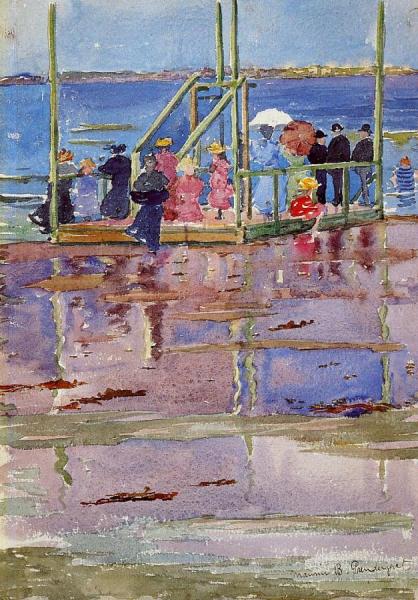 Float At Low Tide, Revere Beach by Maurice Brazil Prendergast