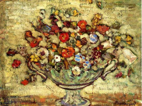 Floral Still Life by Maurice Brazil Prendergast
