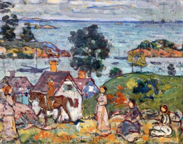 Gloucester Harbor by Maurice Brazil Prendergast