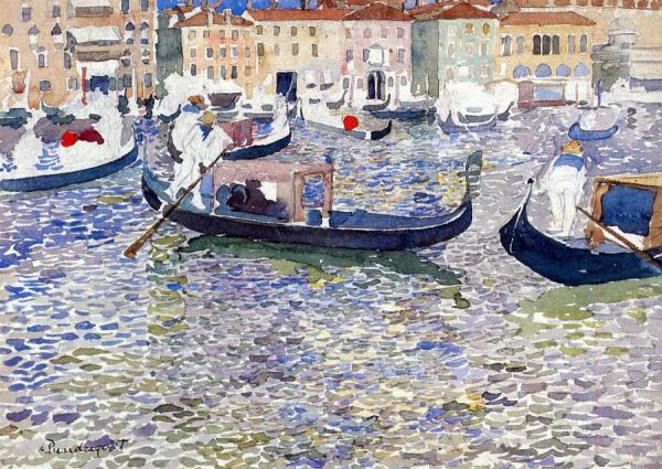 Grand Canal, Venice by Maurice Brazil Prendergast