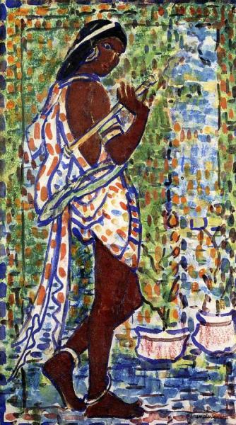 Hindu Dancer by Maurice Brazil Prendergast