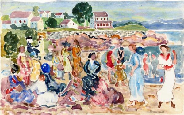 Holiday by Maurice Brazil Prendergast