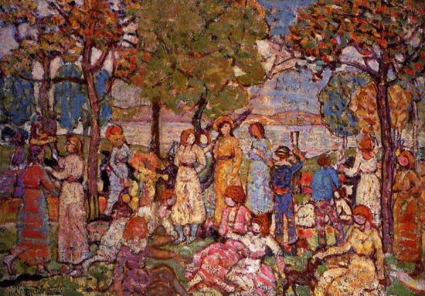 Holidays by Maurice Brazil Prendergast