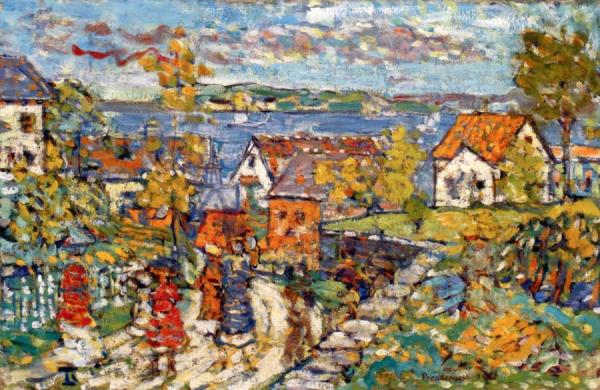 Landscape by Maurice Brazil Prendergast