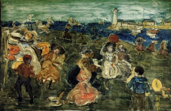 Lighthouse by Maurice Brazil Prendergast