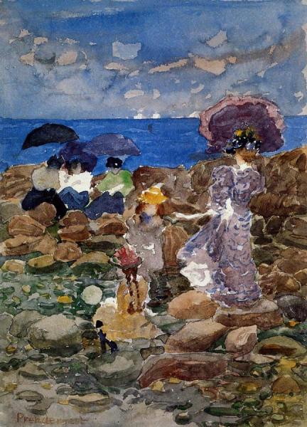 Low Tide by Maurice Brazil Prendergast