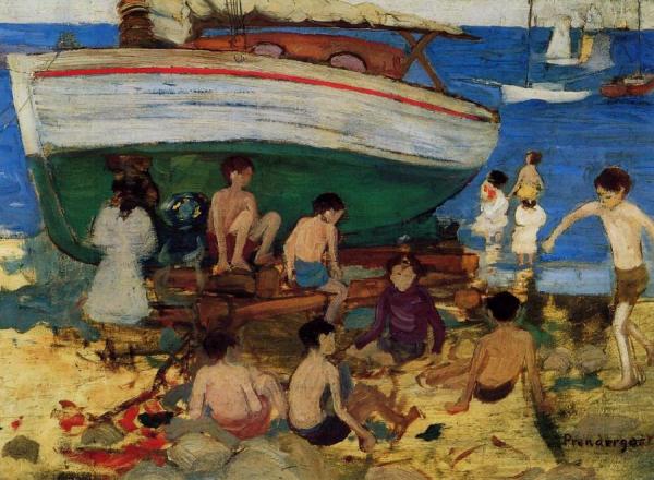 Low Tide by Maurice Brazil Prendergast