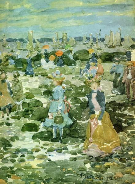 Low Tide by Maurice Brazil Prendergast