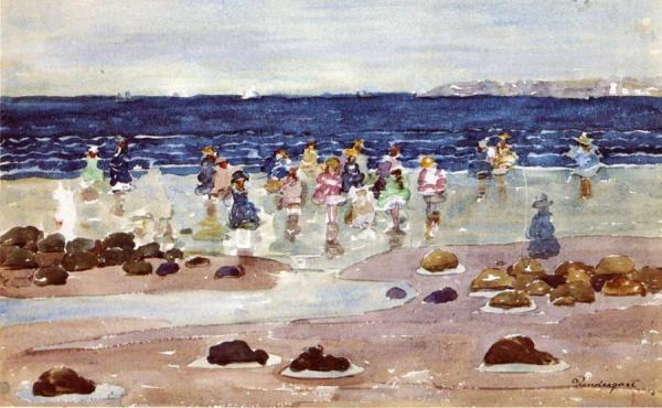 Low Tide by Maurice Brazil Prendergast