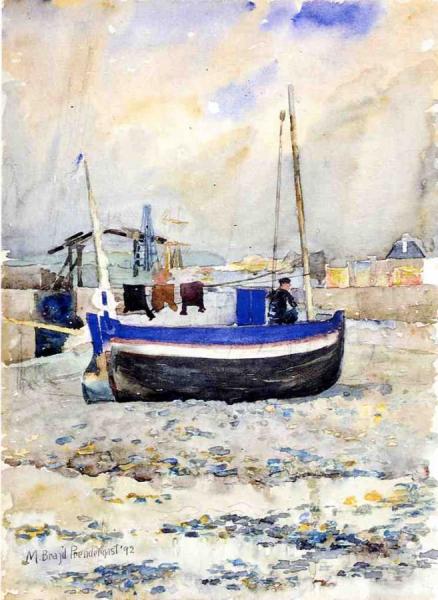 Low Tide, Afternoon, Treport by Maurice Brazil Prendergast