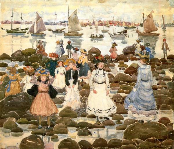 Low Tide, Beachmont by Maurice Brazil Prendergast