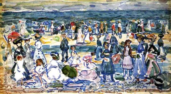 Low Tide, Revere Beach by Maurice Brazil Prendergast