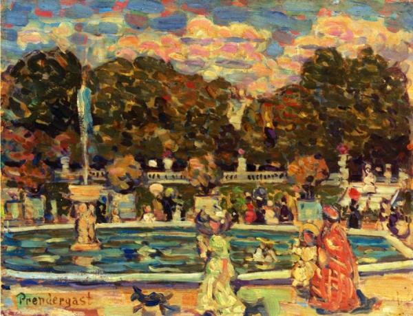 Luxembourg Gardens by Maurice Brazil Prendergast