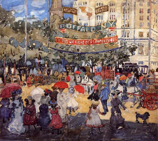 Madison Square by Maurice Brazil Prendergast
