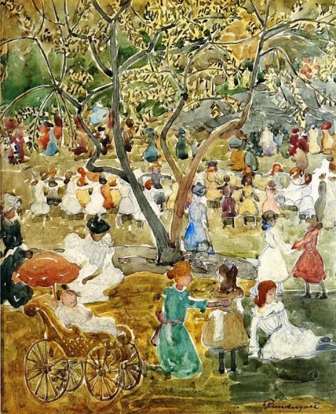 May Party by Maurice Brazil Prendergast