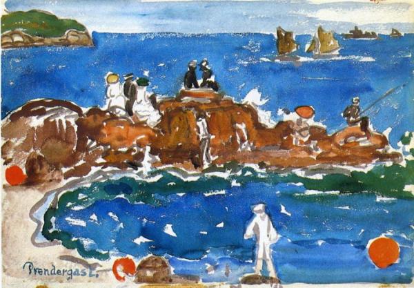 North Shore #3, Massachusetts by Maurice Brazil Prendergast