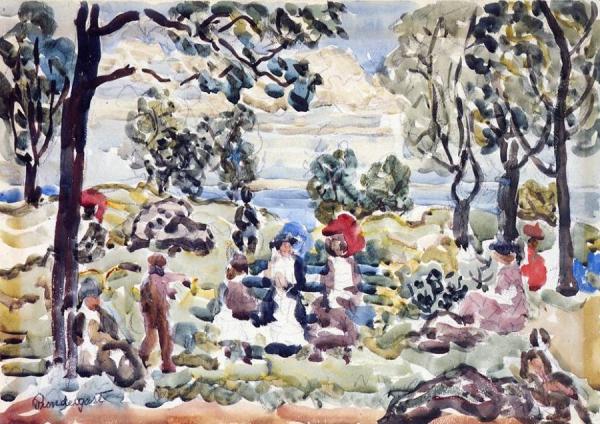 Park, Gloucester by Maurice Brazil Prendergast