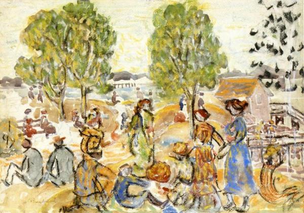 Picnic by Maurice Brazil Prendergast